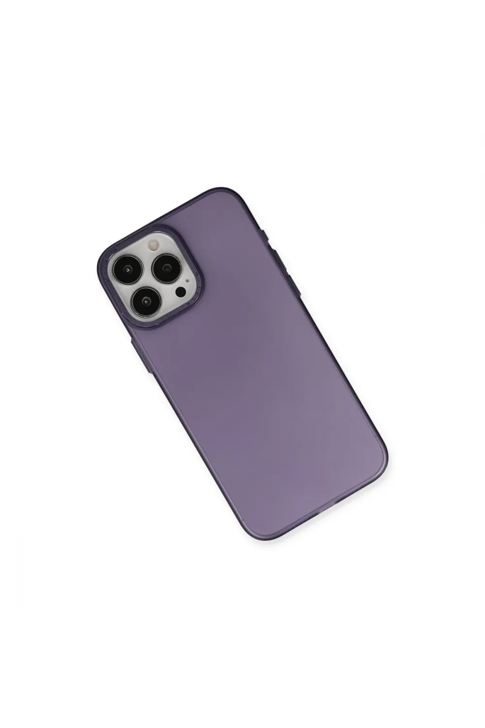 Apple İphone 15 Pro Kılıf Modos Metal Kapak - Derin Mor