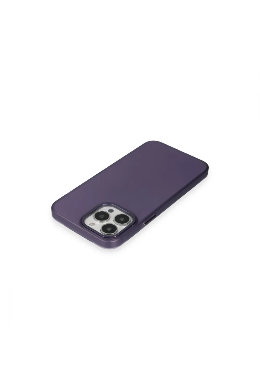Apple İphone 15 Pro Kılıf Modos Metal Kapak - Derin Mor