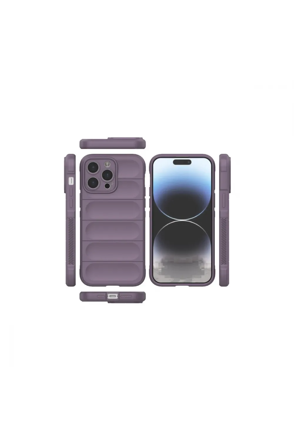 Apple İphone 15 Pro Kılıf Optimum Silikon - Mor