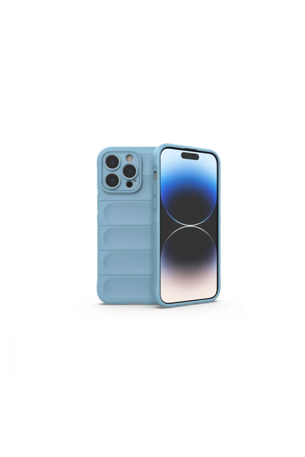 Apple İphone 15 Pro Kılıf Optimum Silikon - Sky Blue