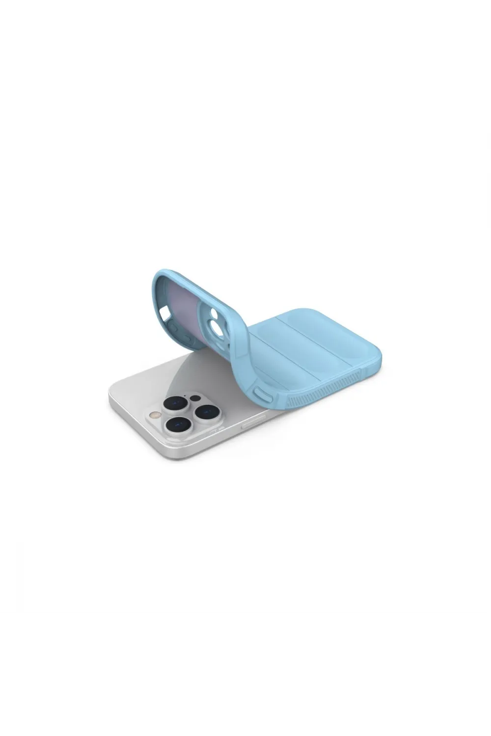 Apple İphone 15 Pro Kılıf Optimum Silikon - Sky Blue