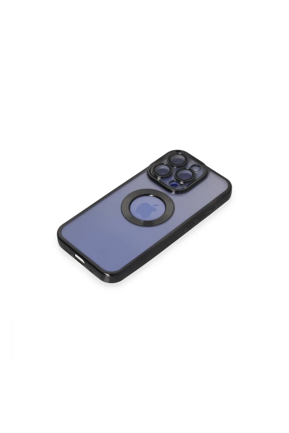 Apple İphone 15 Pro Kılıf Slot Silikon - Siyah