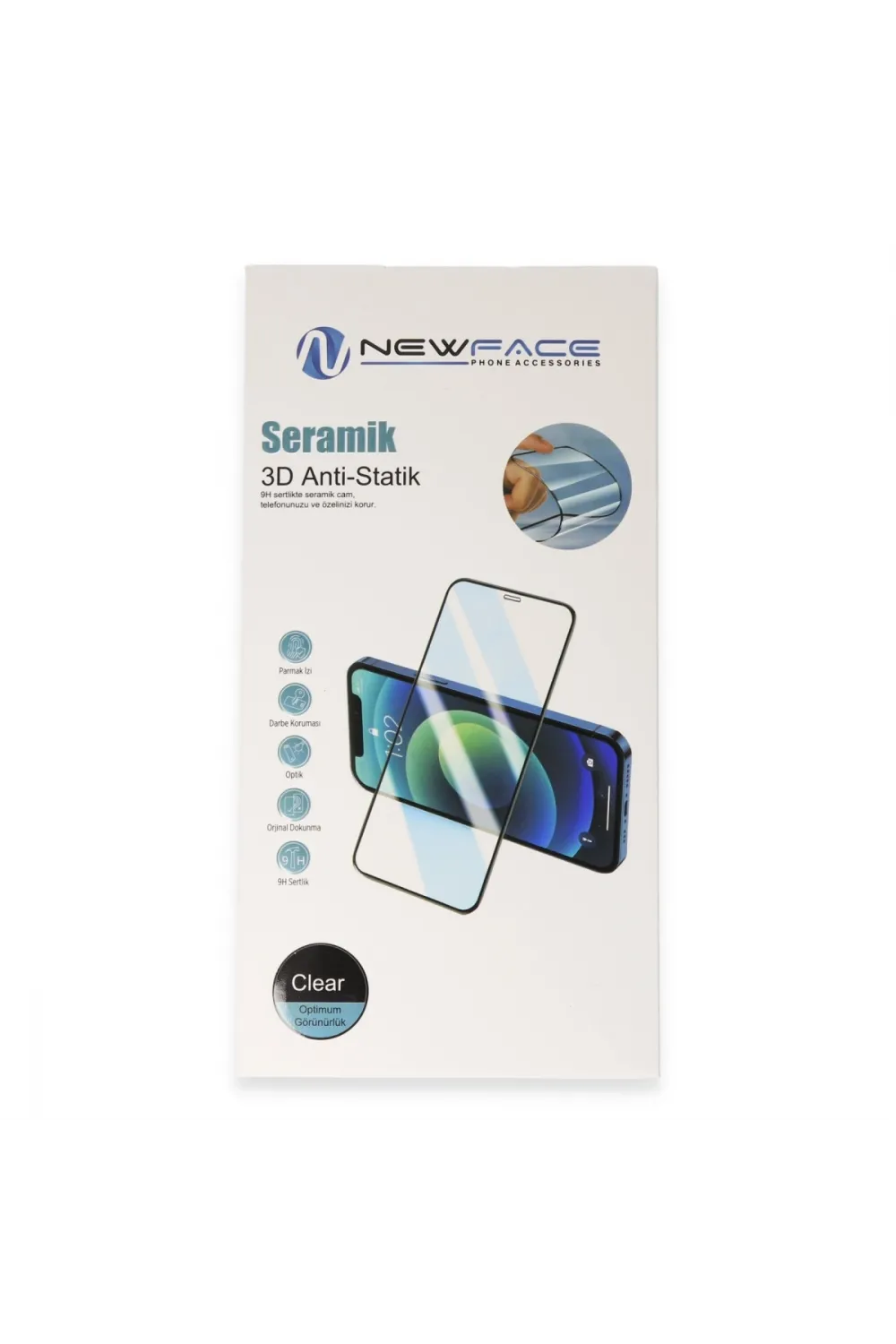 Apple İphone 15 Pro Max 3d Antistatik Seramik Nano Ekran Koruyucu