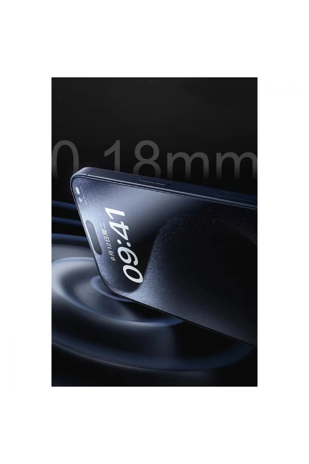 Apple İphone 15 Pro Max Bilvis 0.18mm Plus Cam Ekran Koruyucu