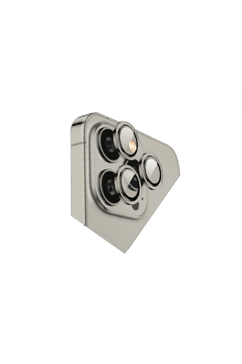 Apple İphone 15 Pro Max Bilvis Titan Kamera Lens - Titan Gri