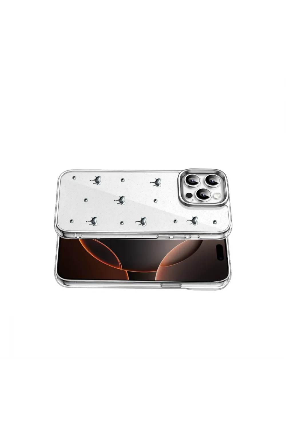 Apple İphone 15 Pro Max Fiyonk Desenli Kapak - Desen 1