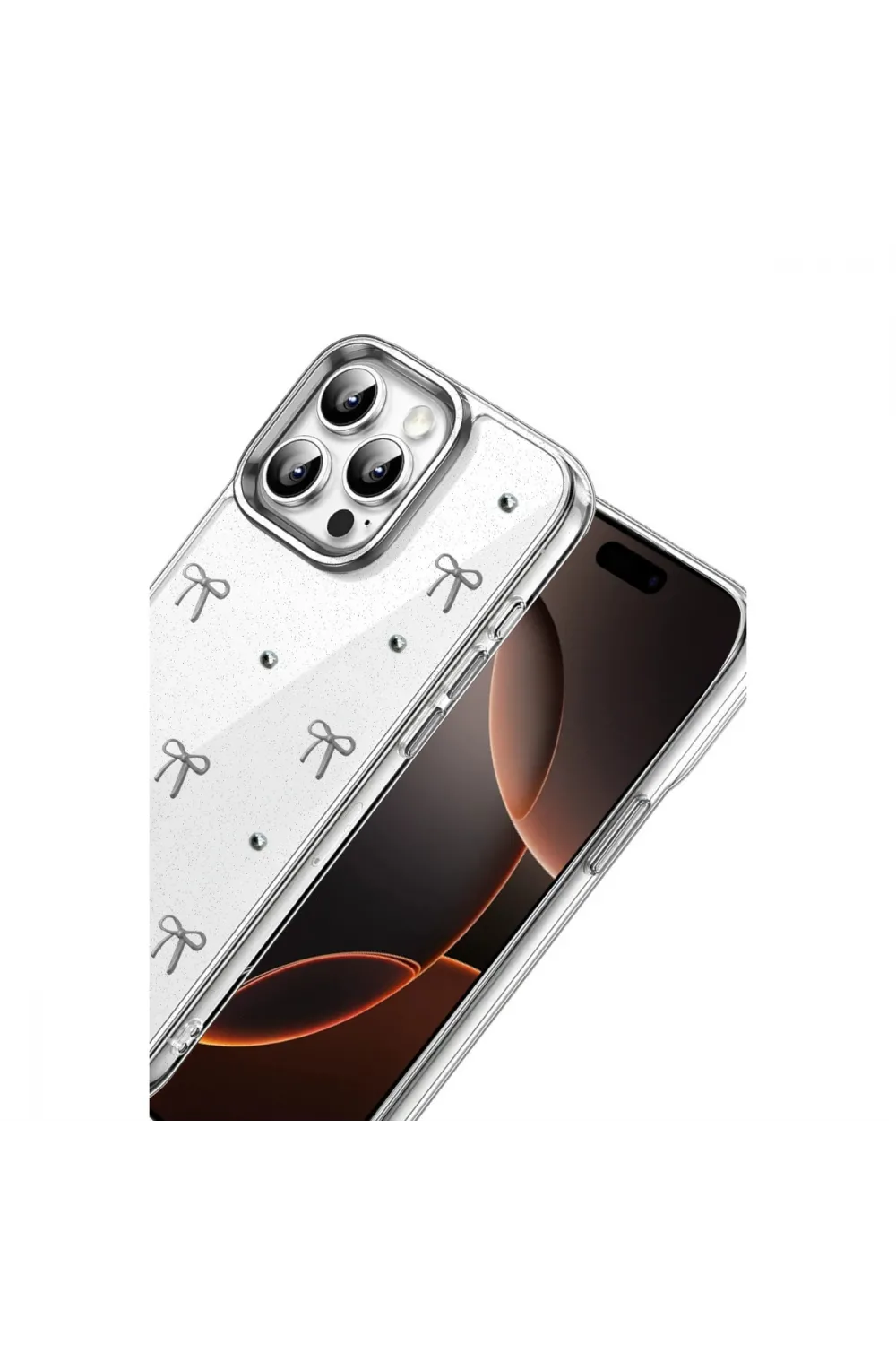 Apple İphone 15 Pro Max Fiyonk Desenli Kapak - Desen 5