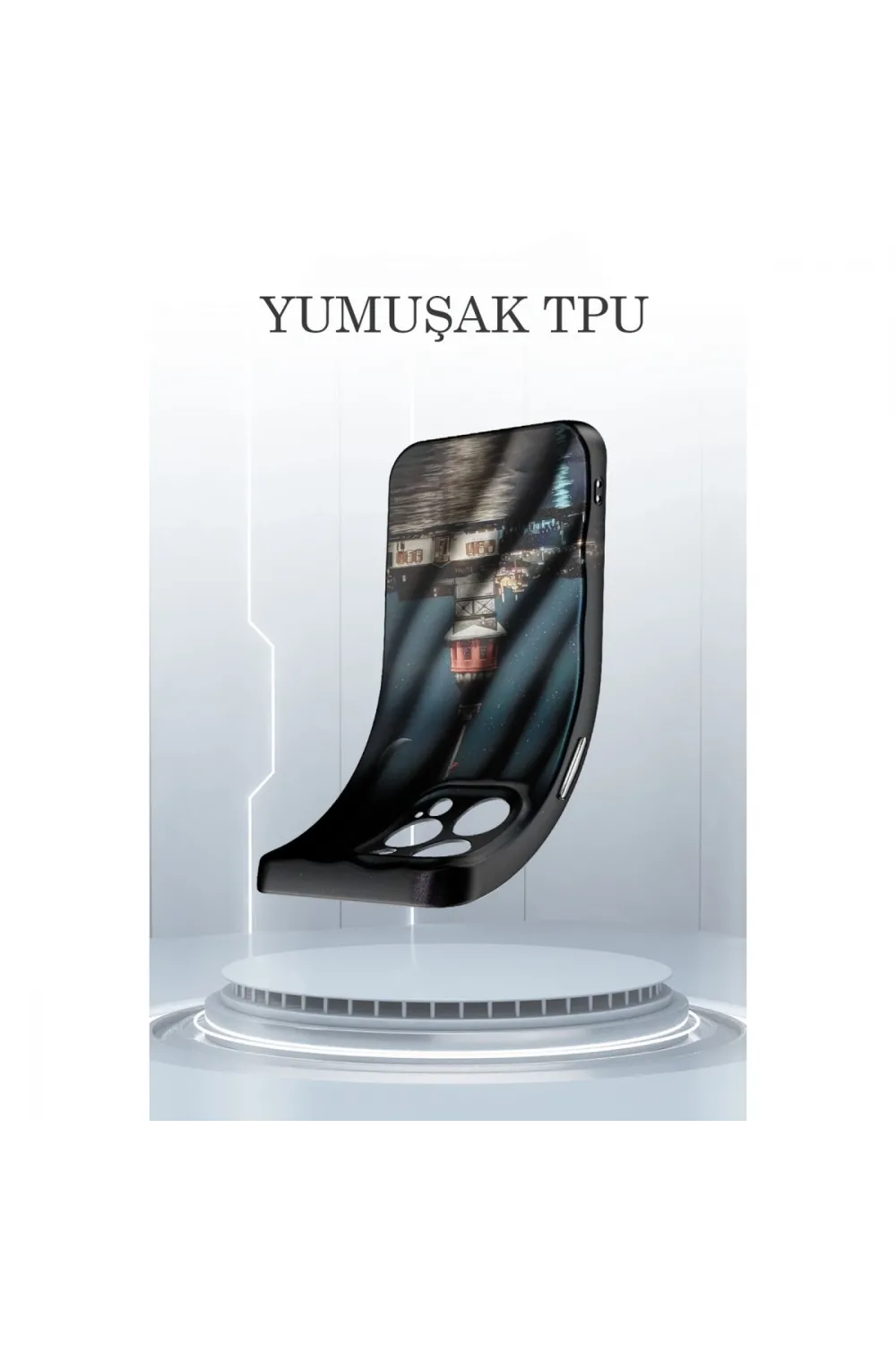 Apple İphone 15 Pro Max Kılıf Crew Desenli Kapak - Kapadokya