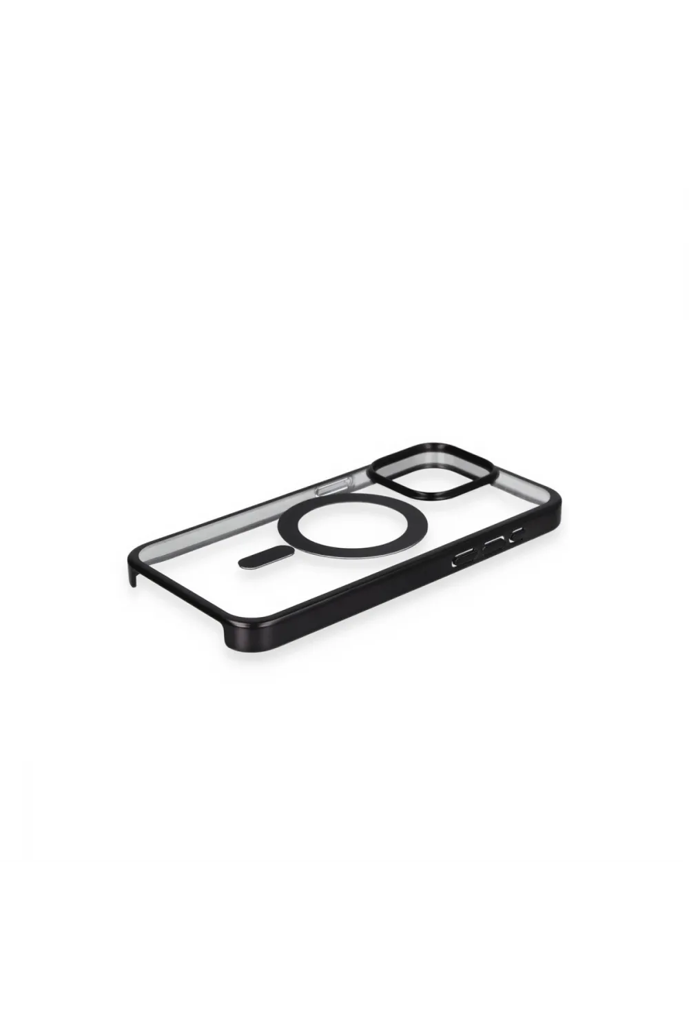 Apple İphone 15 Pro Max Kılıf Erozi Magsafe Kapak - Siyah