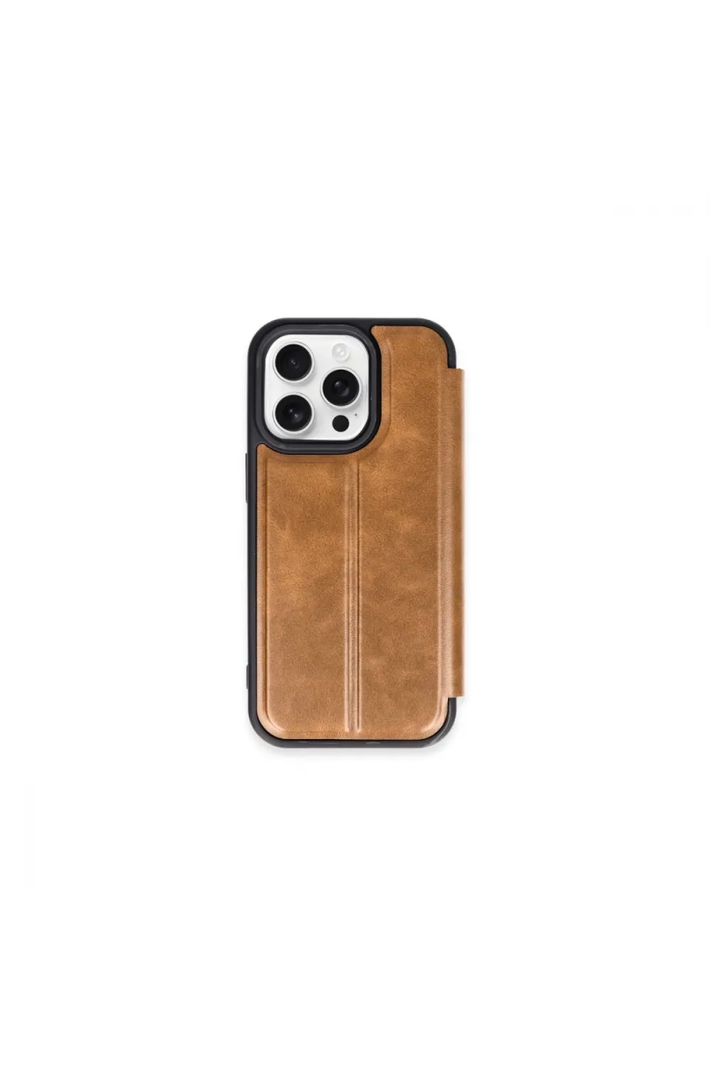 Apple İphone 15 Pro Max Kılıf Flip Cover - Taba