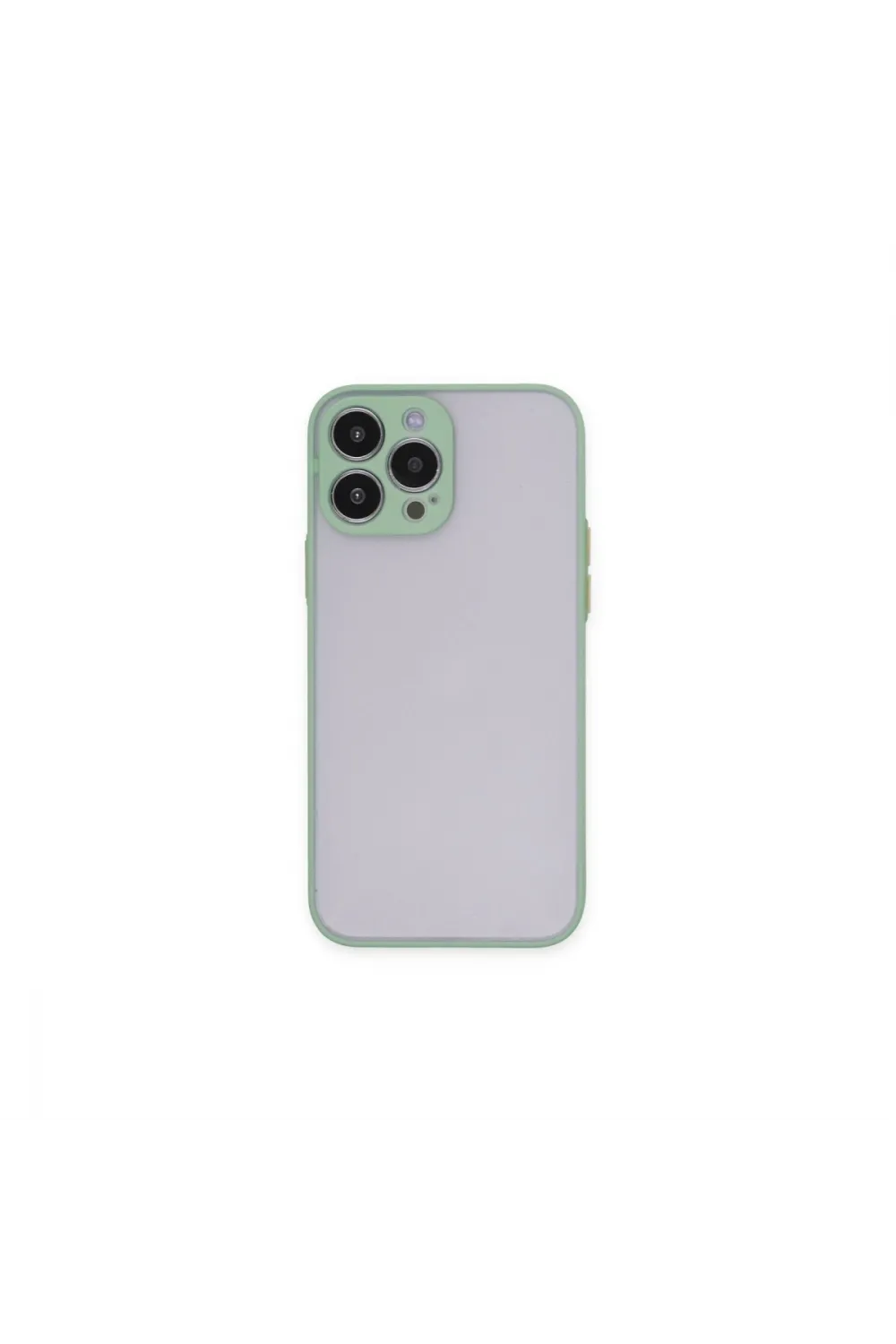 Apple İphone 15 Pro Max Kılıf Montreal Silikon Kapak - Açık Yeşil