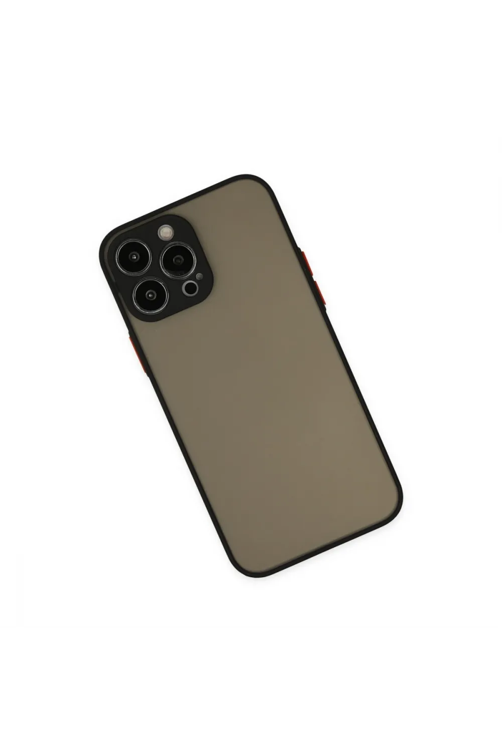 Apple İphone 15 Pro Max Kılıf Montreal Silikon Kapak - Siyah