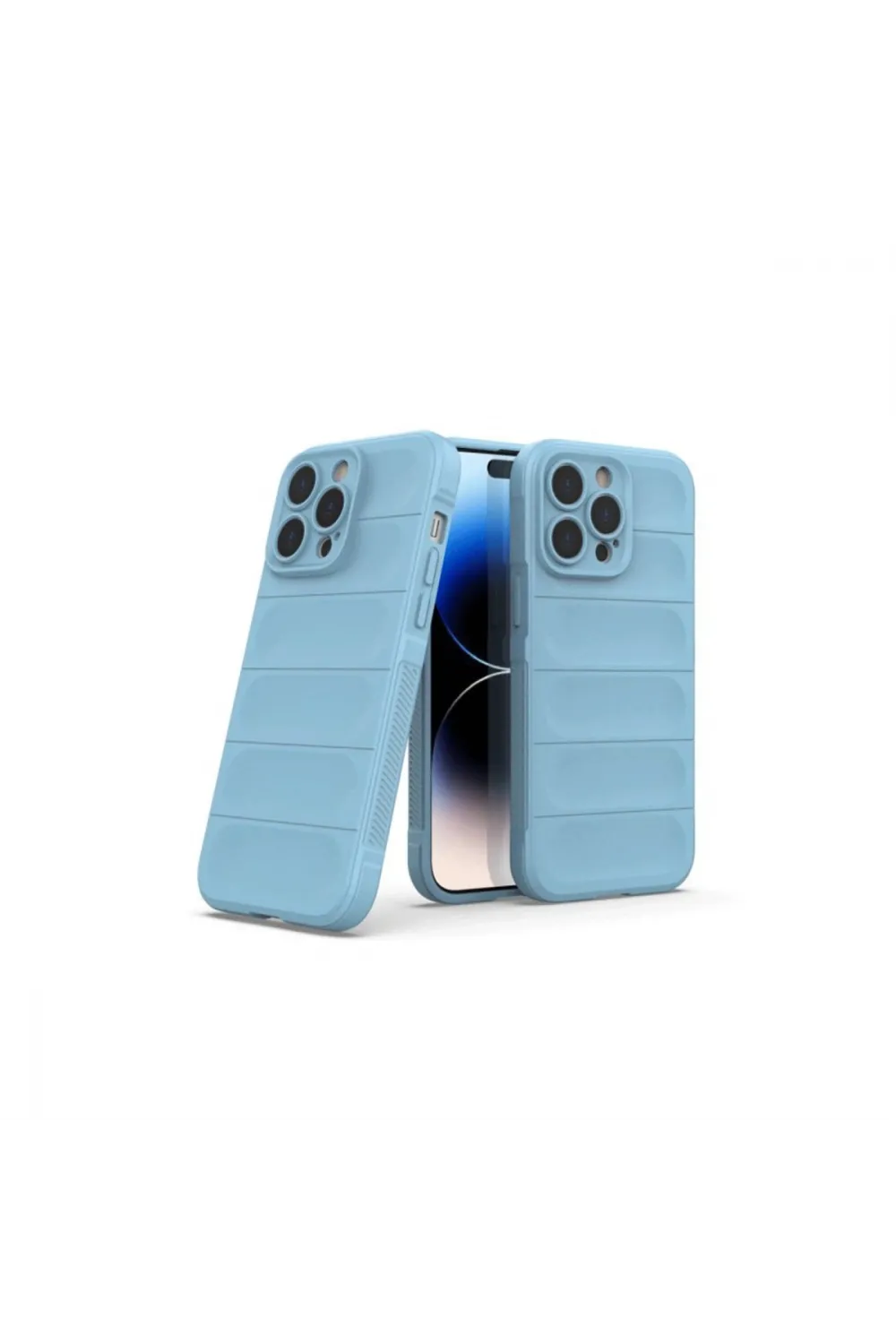 Apple İphone 15 Pro Max Kılıf Optimum Silikon - Sky Blue