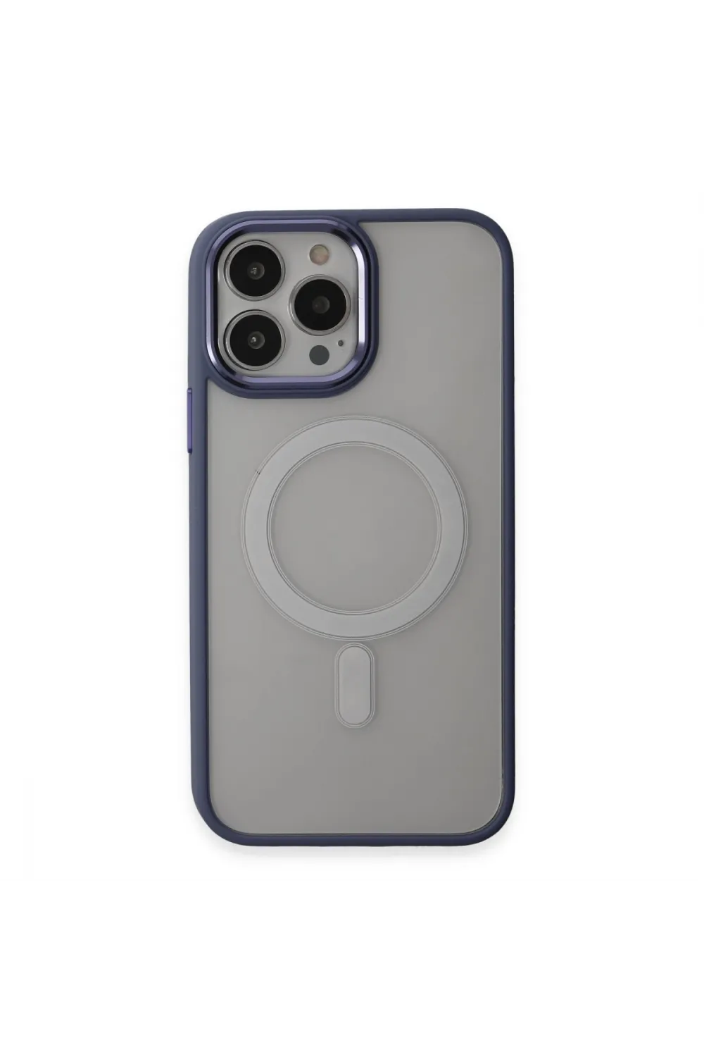 Apple İphone 15 Pro Max Kılıf Room Magneticsafe Silikon - Sierra Blue