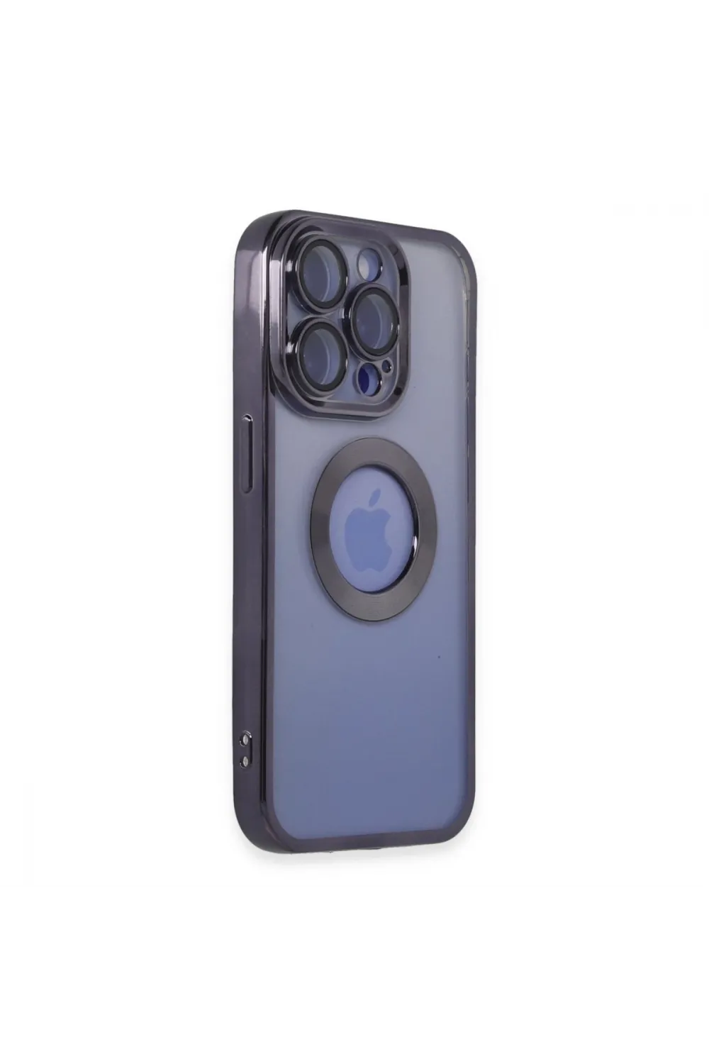 Apple İphone 15 Pro Max Kılıf Slot Silikon - Mor