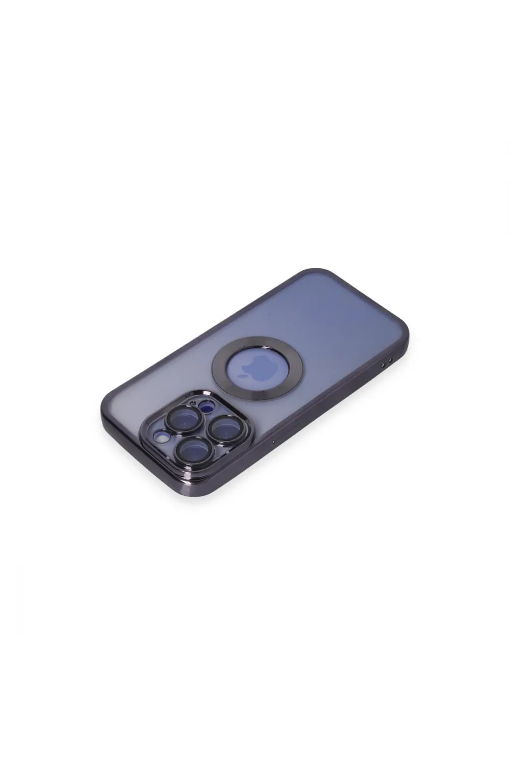 Apple İphone 15 Pro Max Kılıf Slot Silikon - Mor