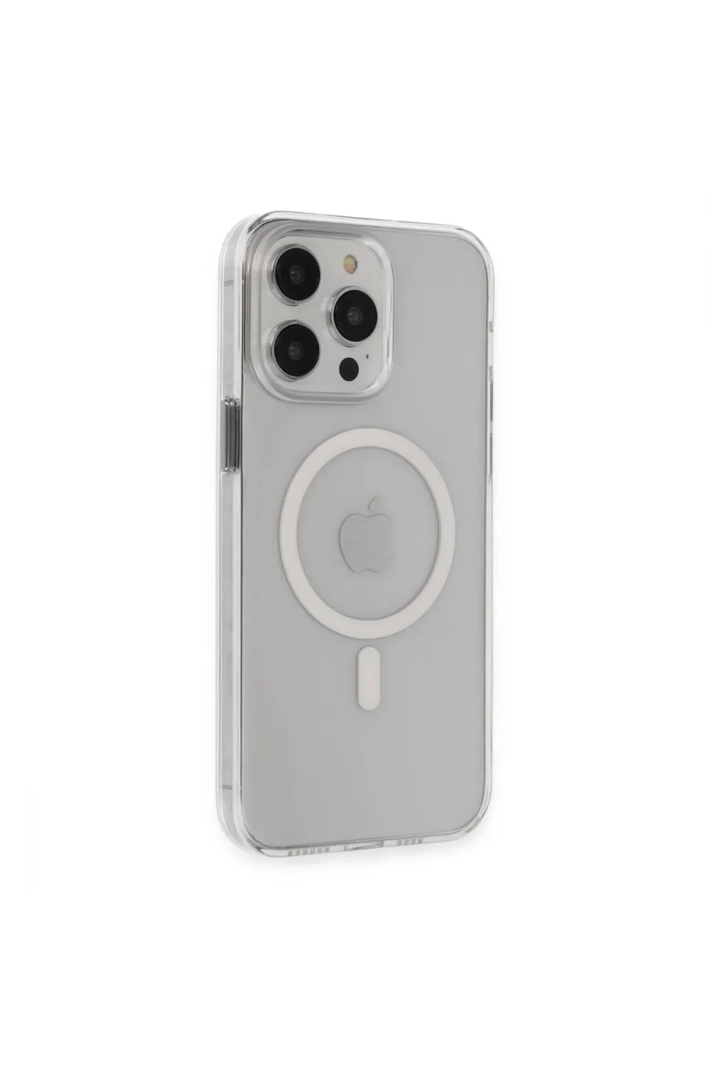 Apple İphone 15 Pro Max Kılıf Tron Şeffaf Magsafe Kapak - Şeffaf
