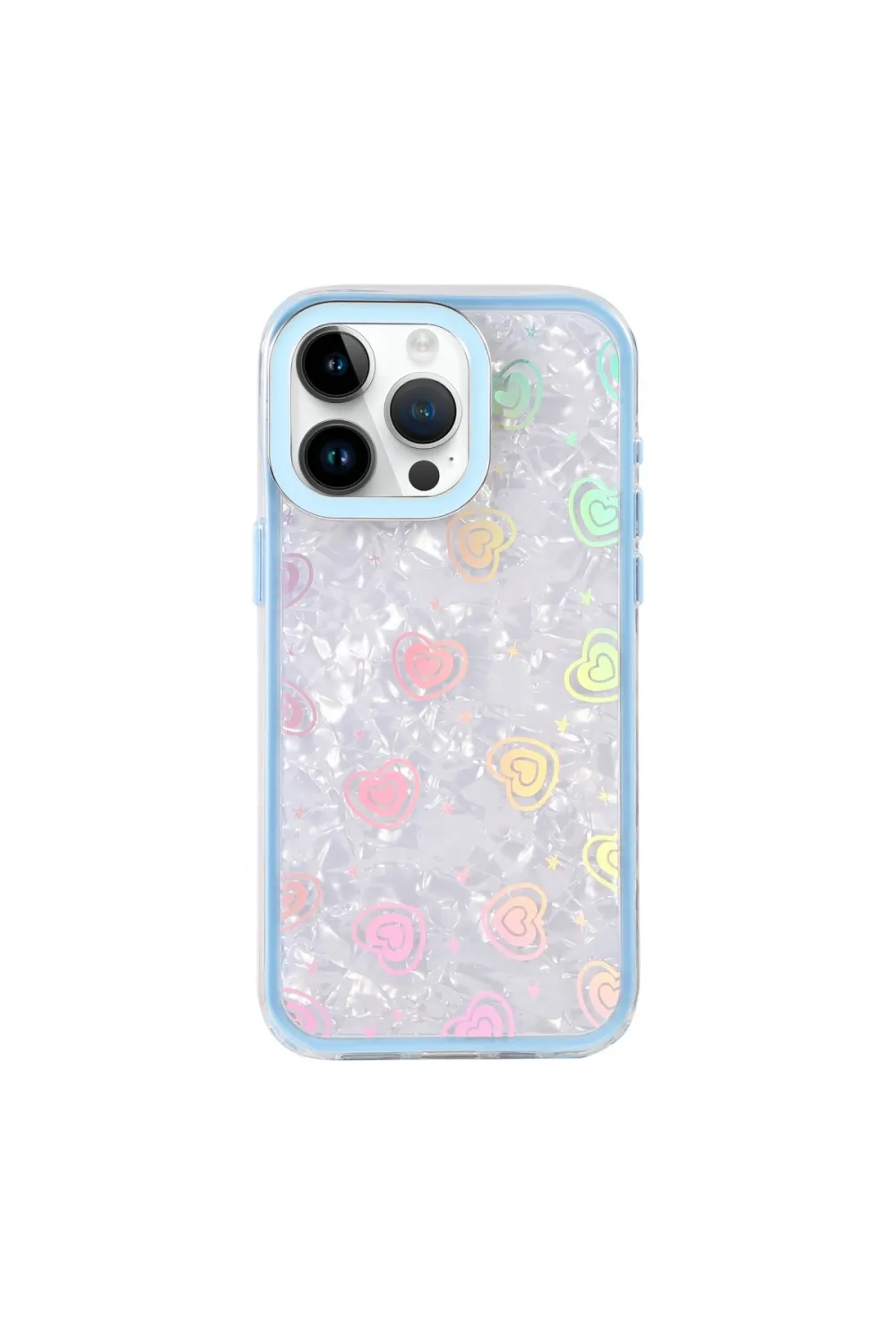Apple İphone 15 Pro Max Lumi Desenli Kapak - Mavi