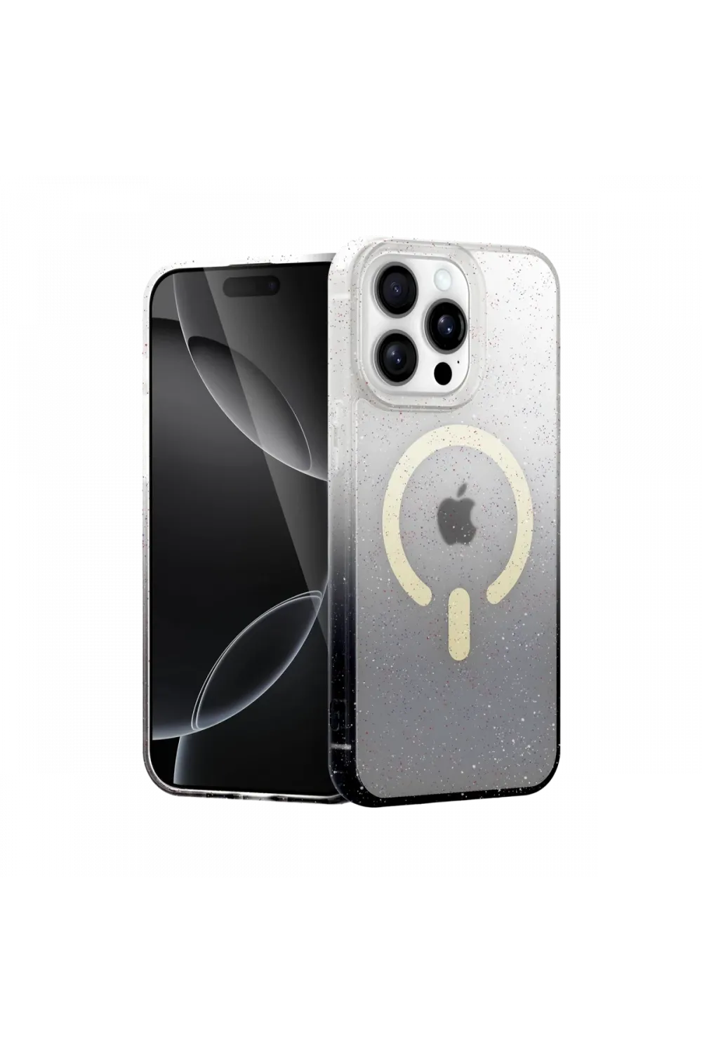 Apple iPhone 15 Pro Max Pummel Shiny Magsafe Kapak - Siyah