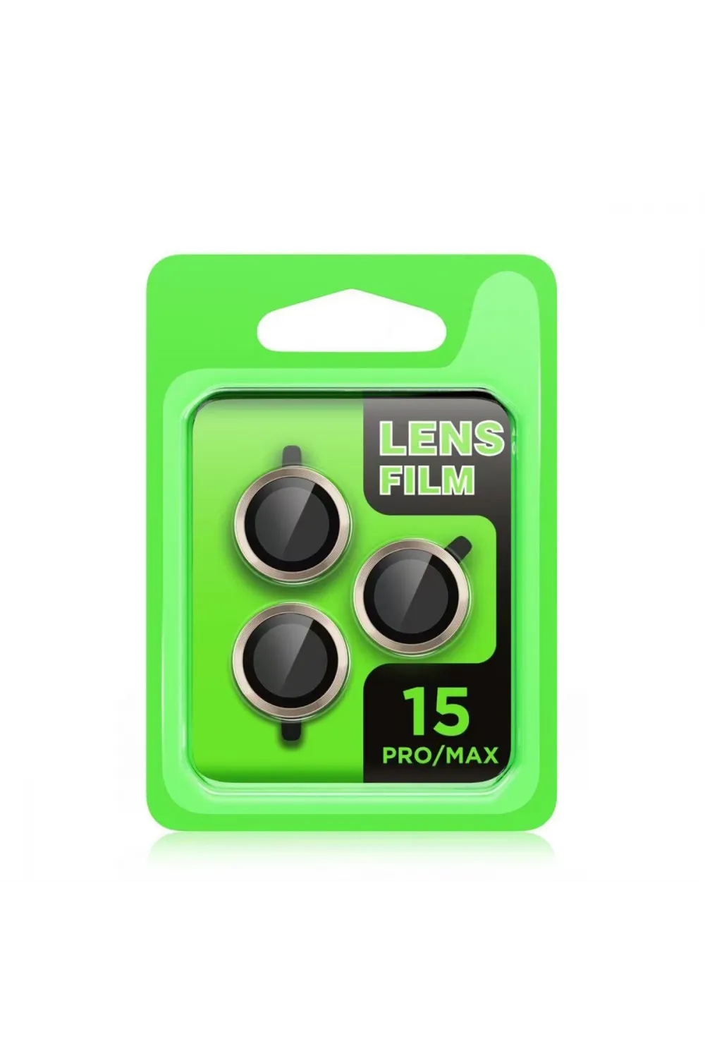 Apple İphone 15 Pro Max Raze Metal Kamera Lens - Gümüş