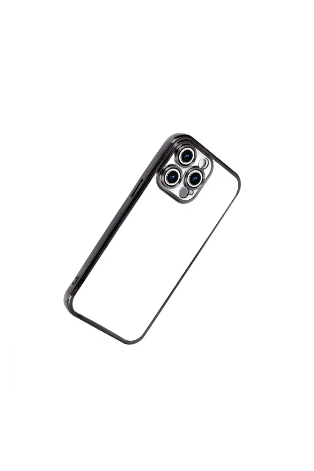 Apple İphone 15 Pro Max Razer Lensli Silikon - Siyah