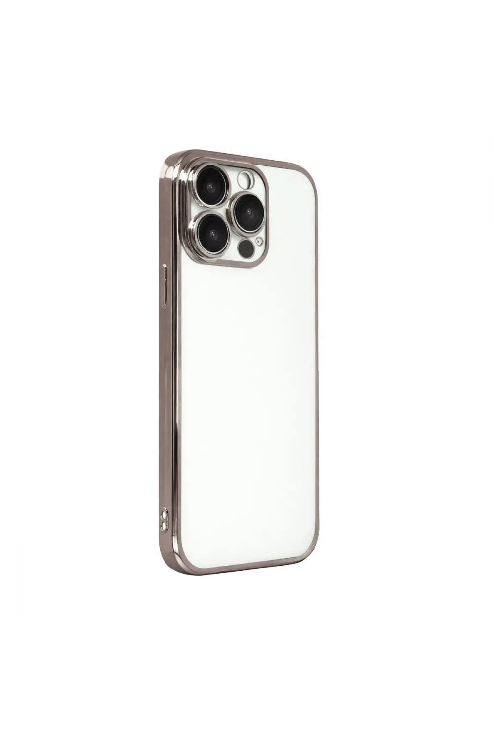 Apple İphone 15 Pro Max Razer Lensli Silikon - Titan Gri