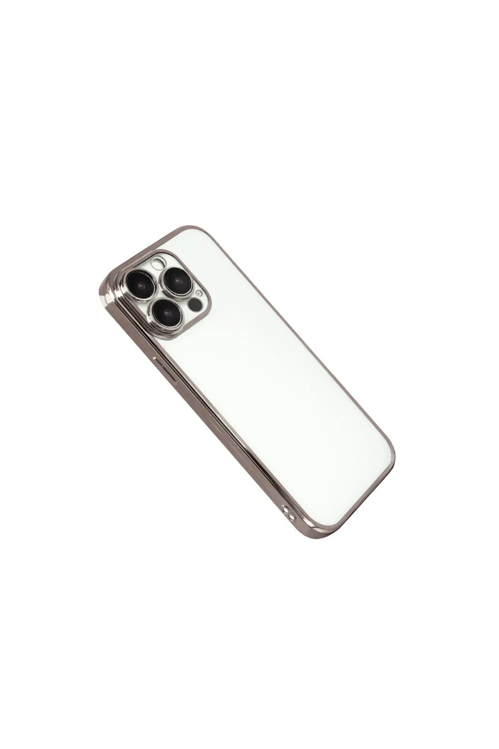Apple İphone 15 Pro Max Razer Lensli Silikon - Titan Gri