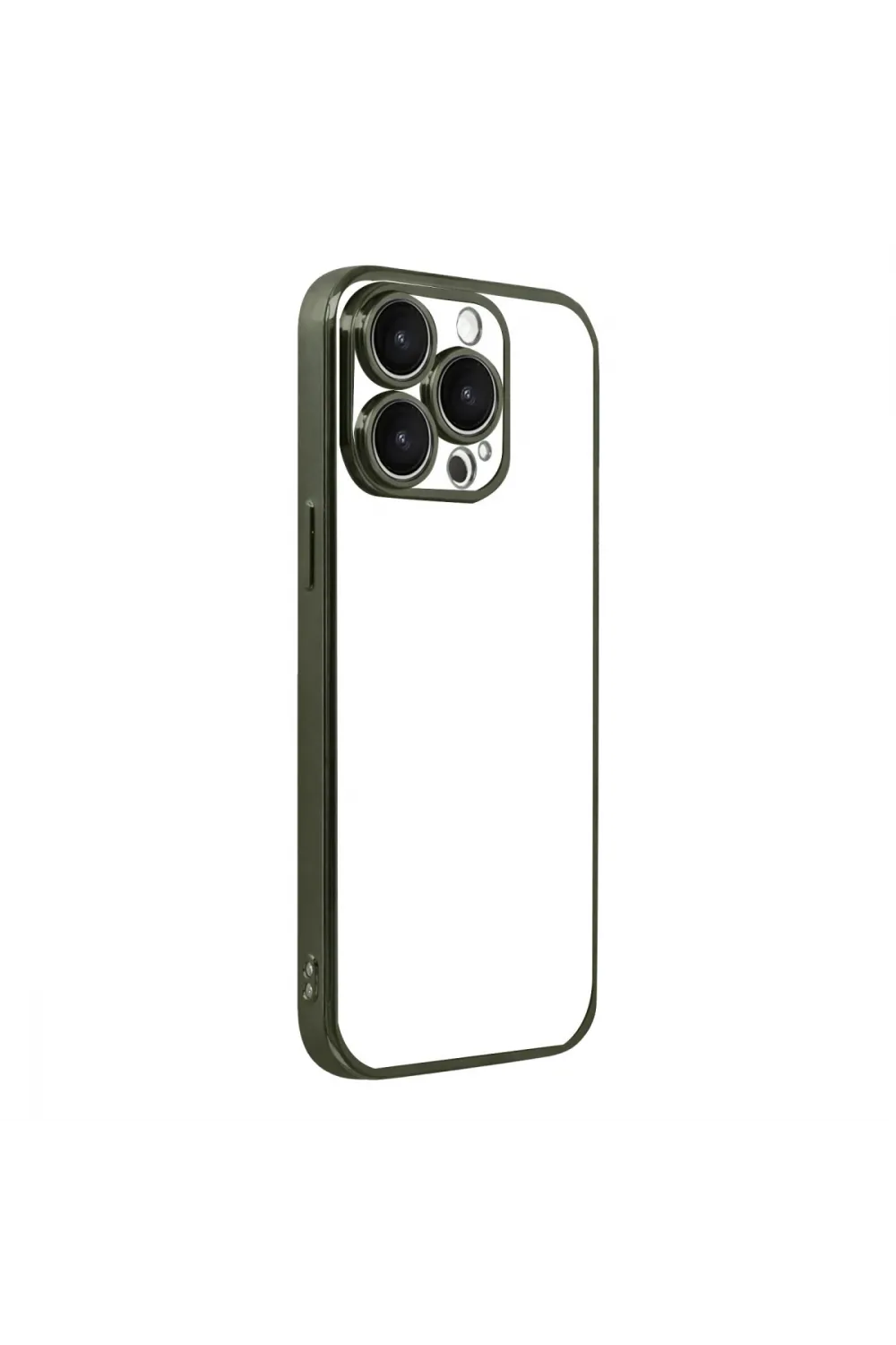 Apple İphone 15 Pro Max Razer Lensli Silikon - Yeşil