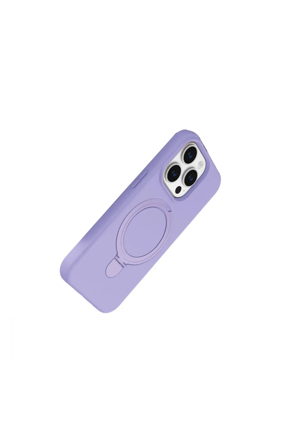 Apple İphone 15 Pro Max Regal Magsafe Standlı Kapak - Lila