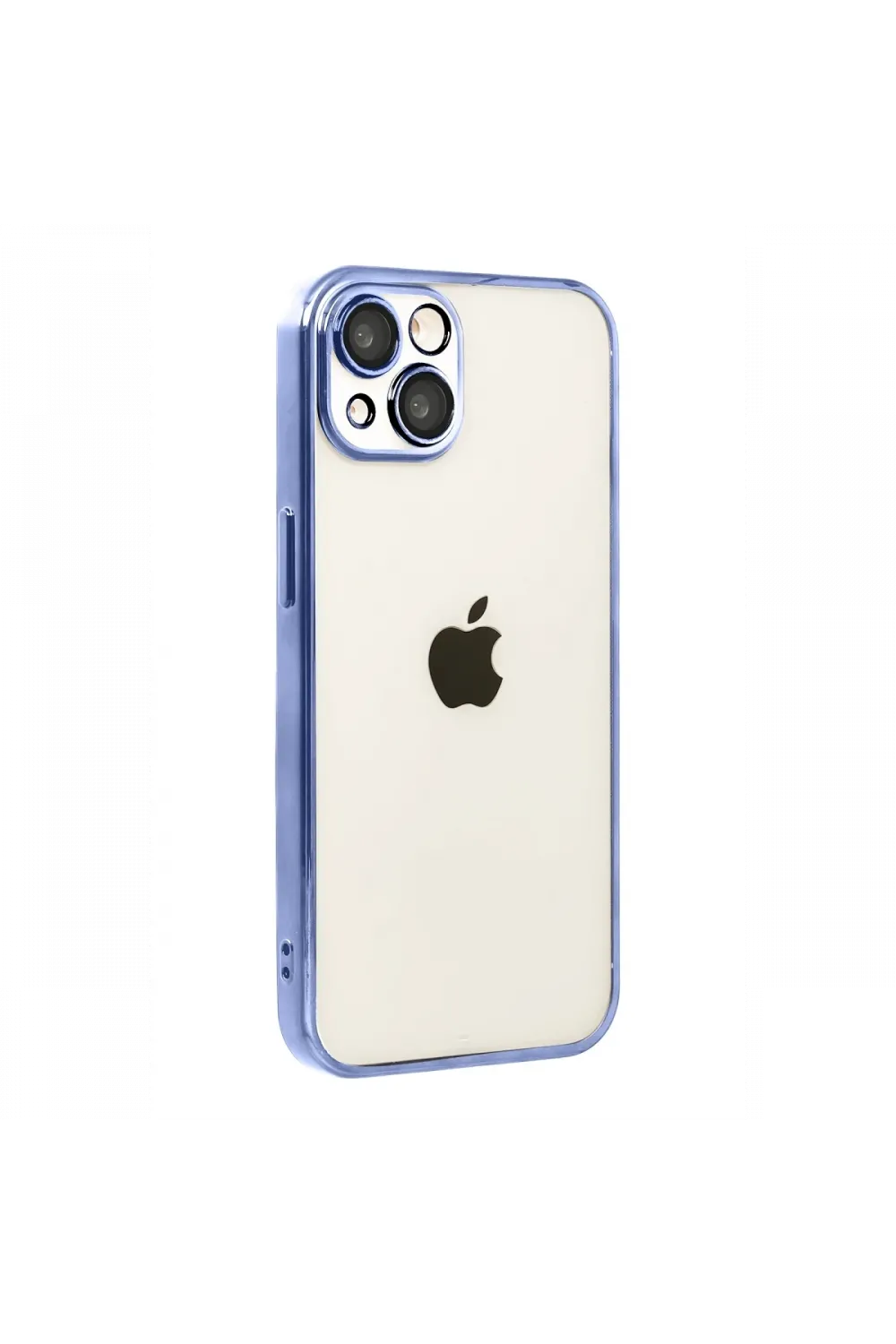Apple iPhone 15 Razer Lensli Silikon - Açık Mavi