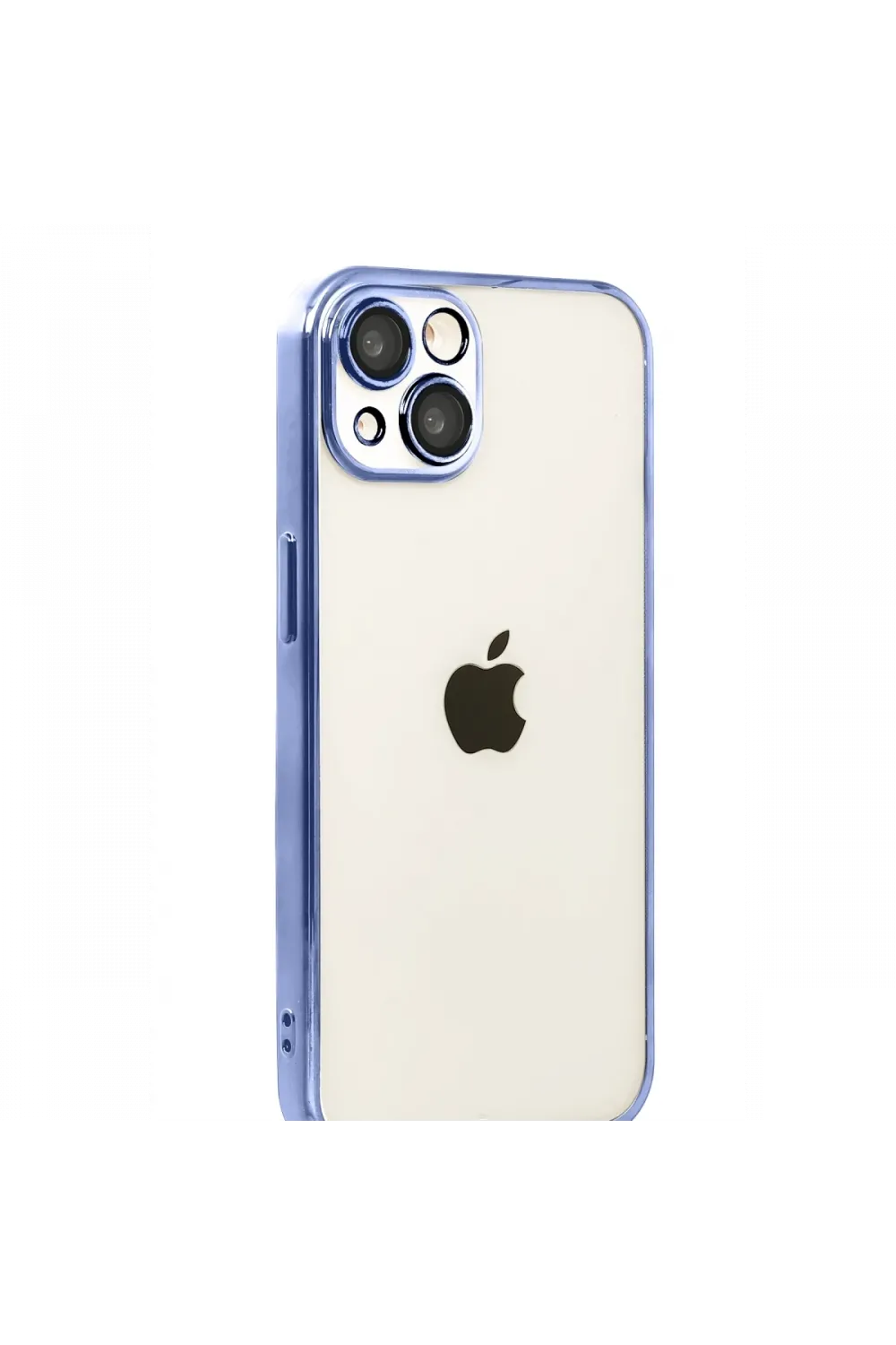 Apple iPhone 15 Razer Lensli Silikon - Açık Mavi