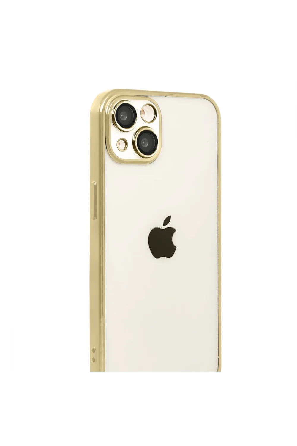 Apple İphone 15 Razer Lensli Silikon - Gold