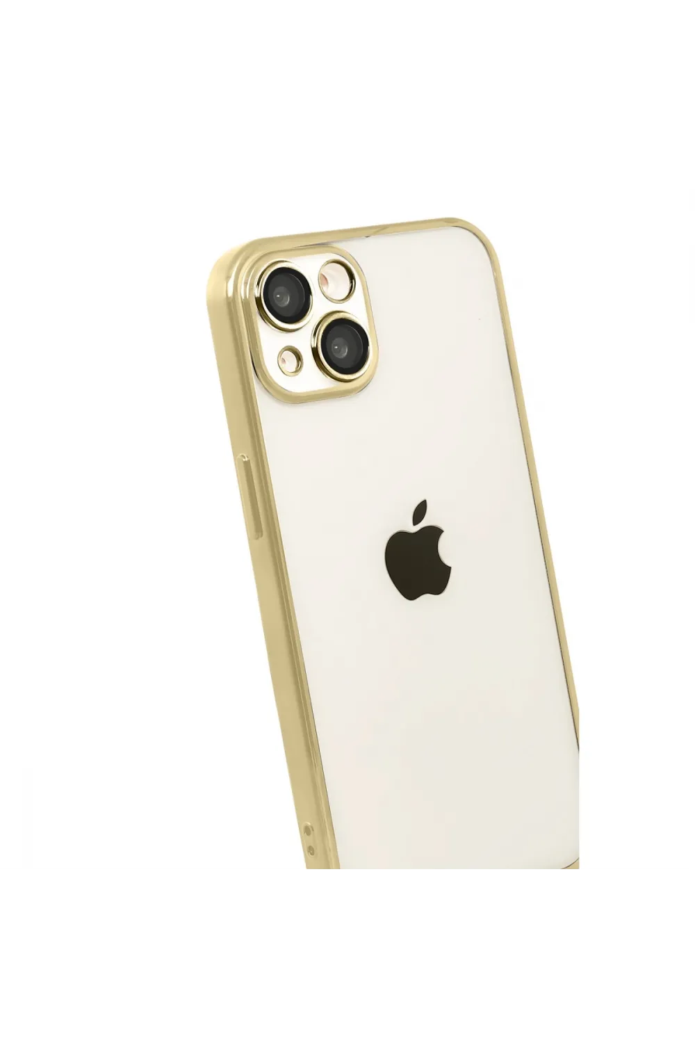 Apple İphone 15 Razer Lensli Silikon - Gold