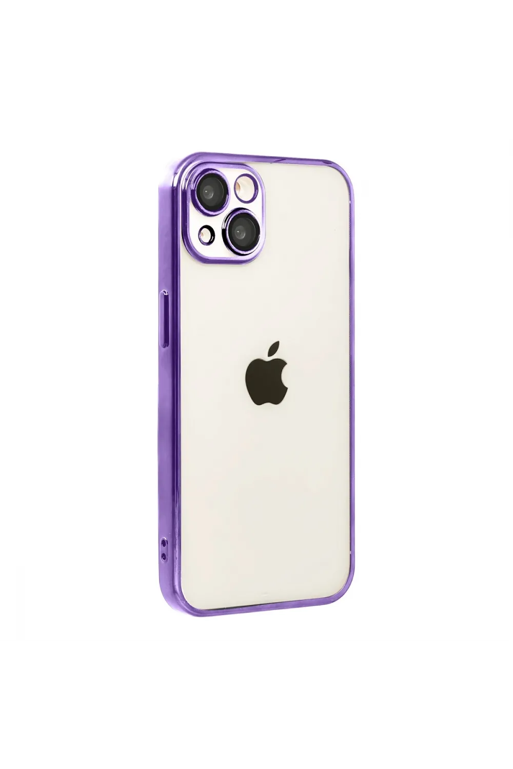 Apple İphone 15 Razer Lensli Silikon - Mor