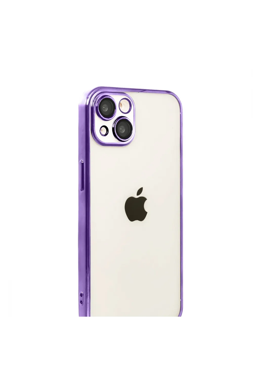 Apple İphone 15 Razer Lensli Silikon - Mor