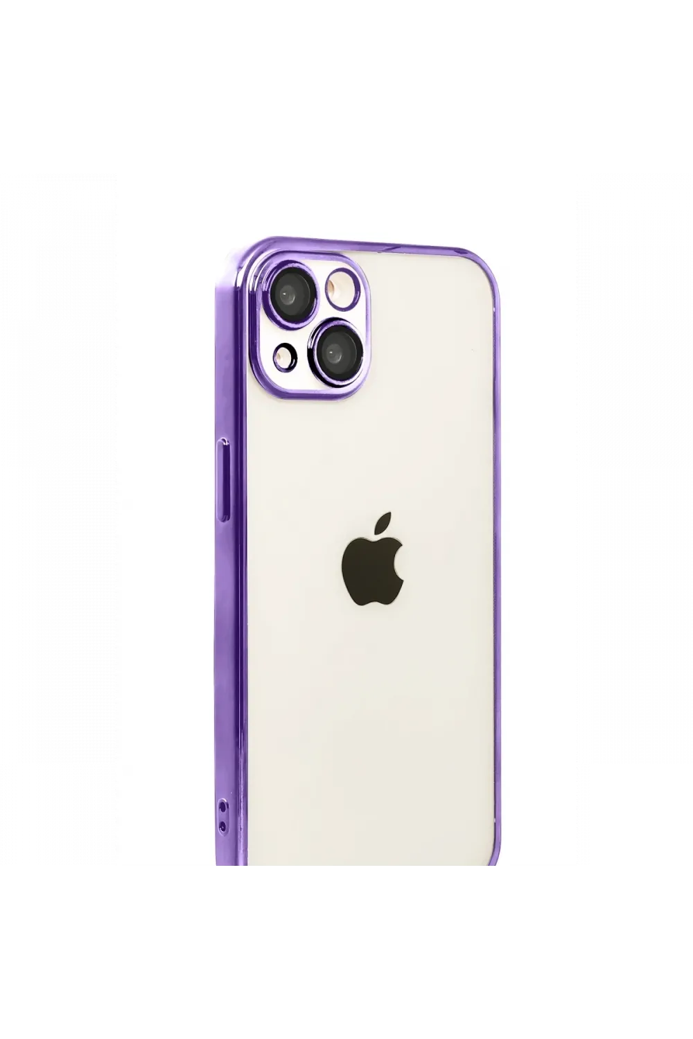 Apple iPhone 15 Razer Lensli Silikon - Mor