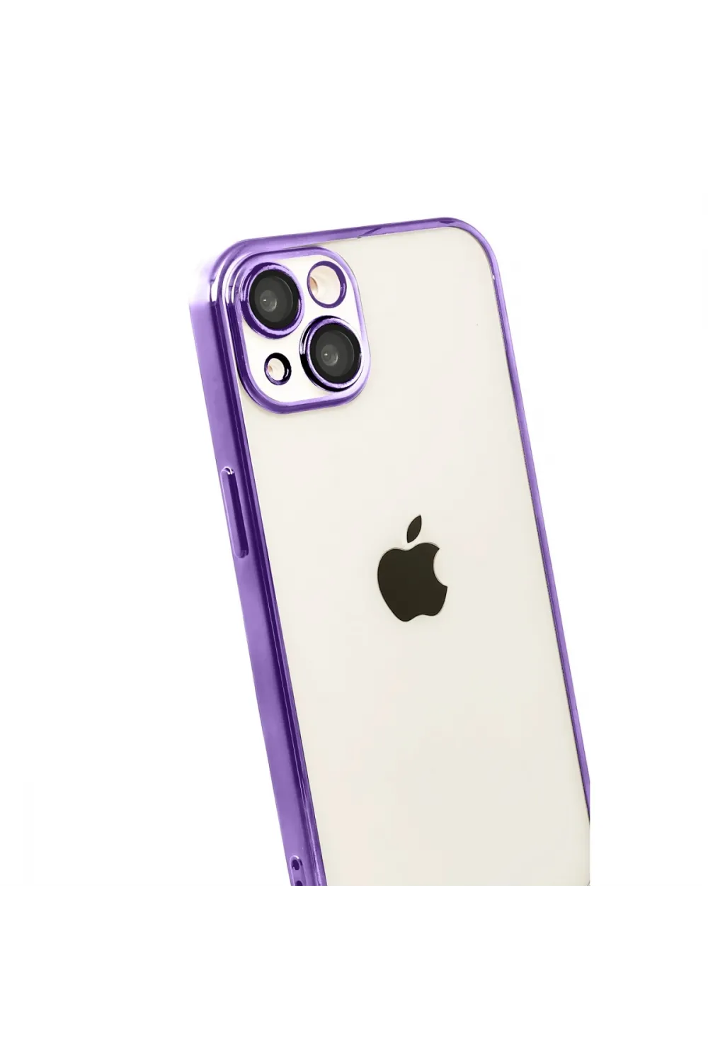Apple İphone 15 Razer Lensli Silikon - Mor