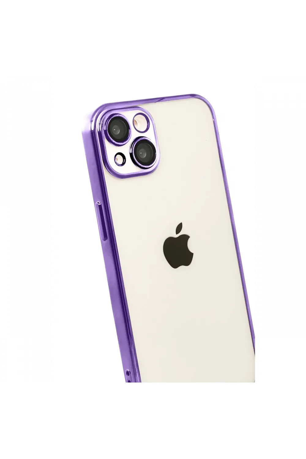 Apple iPhone 15 Razer Lensli Silikon - Mor