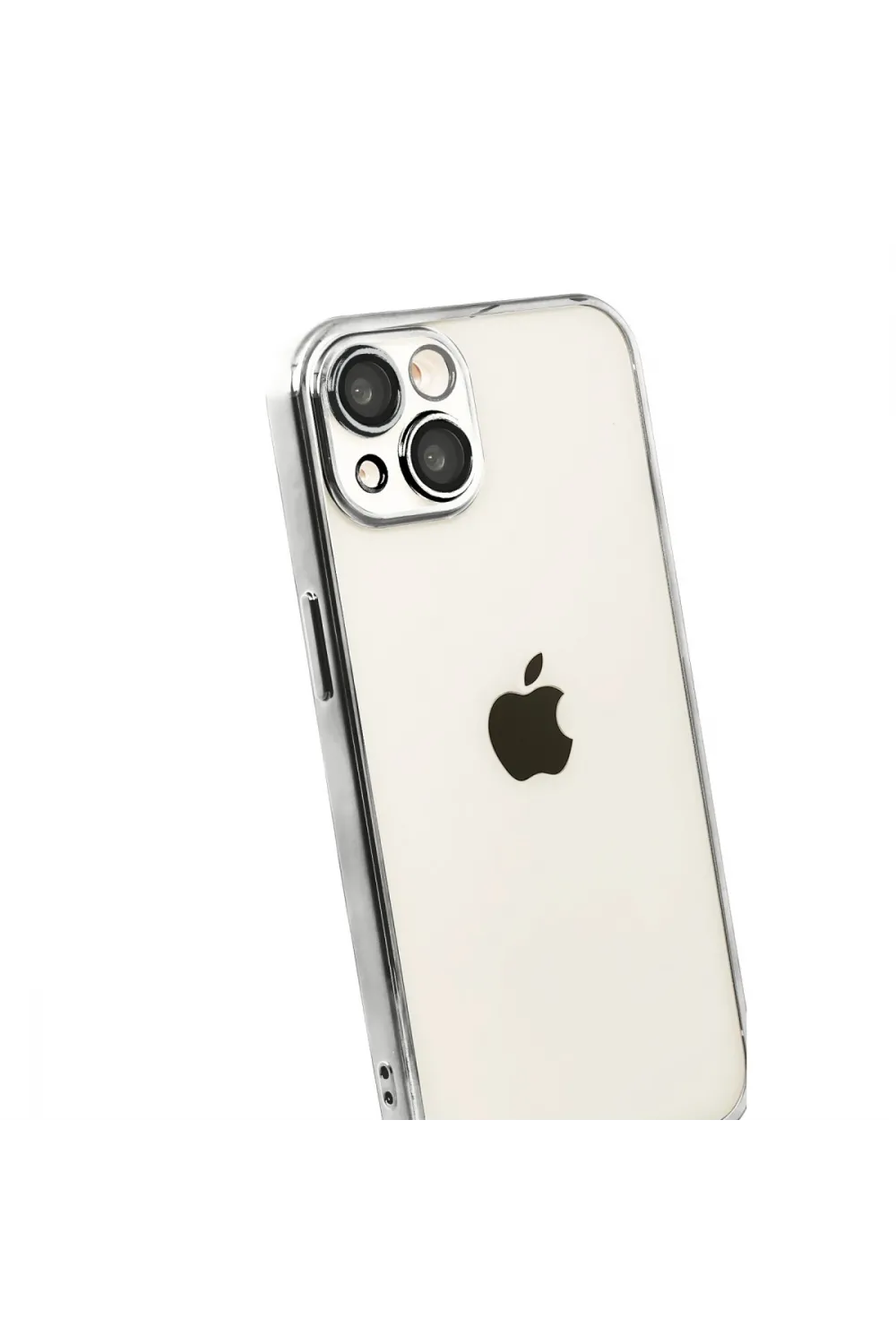 Apple İphone 15 Razer Lensli Silikon - Titan Gri
