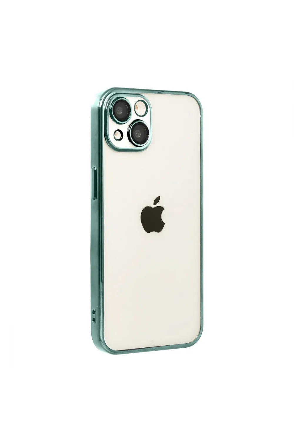 Apple İphone 15 Razer Lensli Silikon - Yeşil