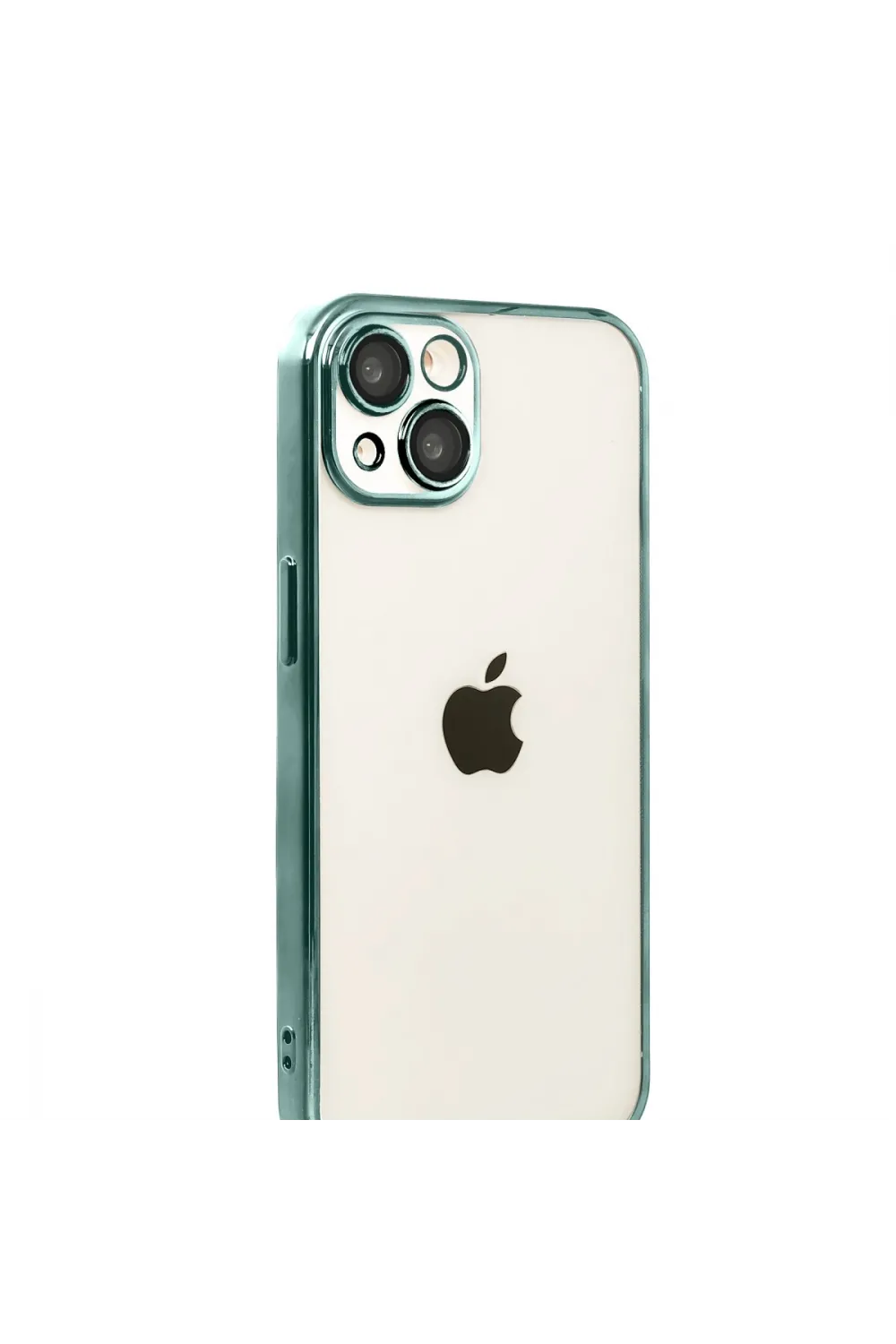 Apple İphone 15 Razer Lensli Silikon - Yeşil
