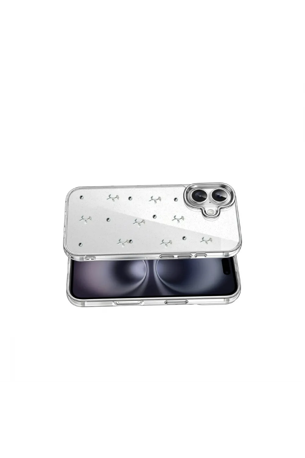 Apple İphone 16 Fiyonk Desenli Kapak - Desen 4