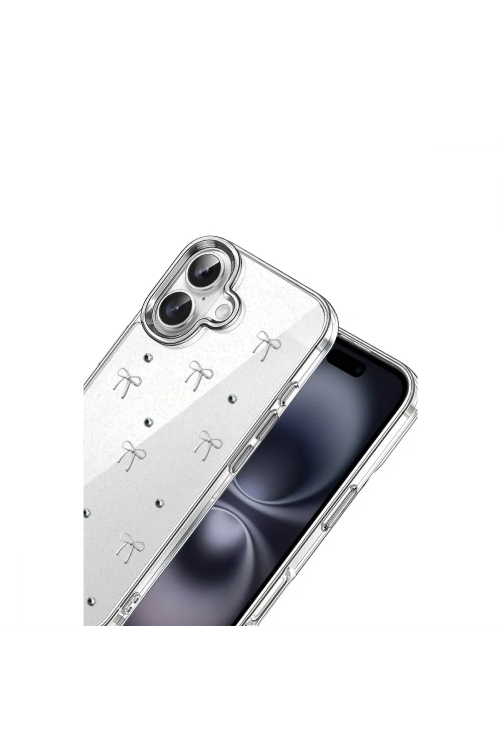 Apple İphone 16 Fiyonk Desenli Kapak - Desen 5