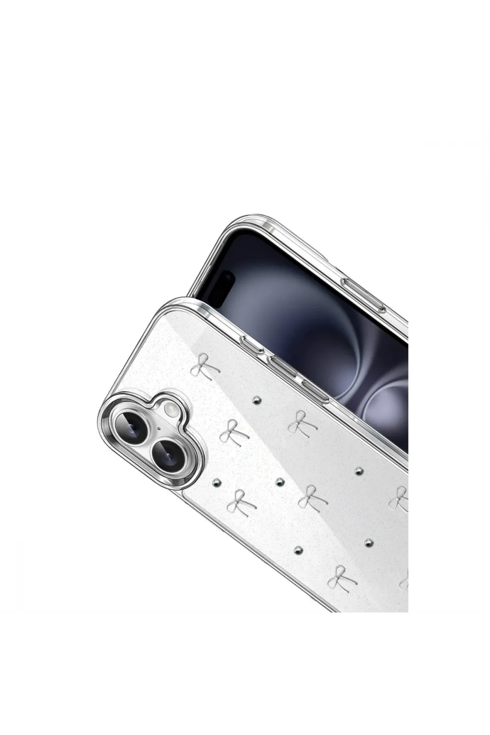 Apple İphone 16 Fiyonk Desenli Kapak - Desen 5