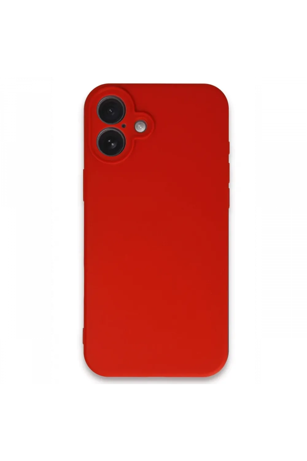 Apple iPhone 16 Kılıf First Silikon - Kırmızı