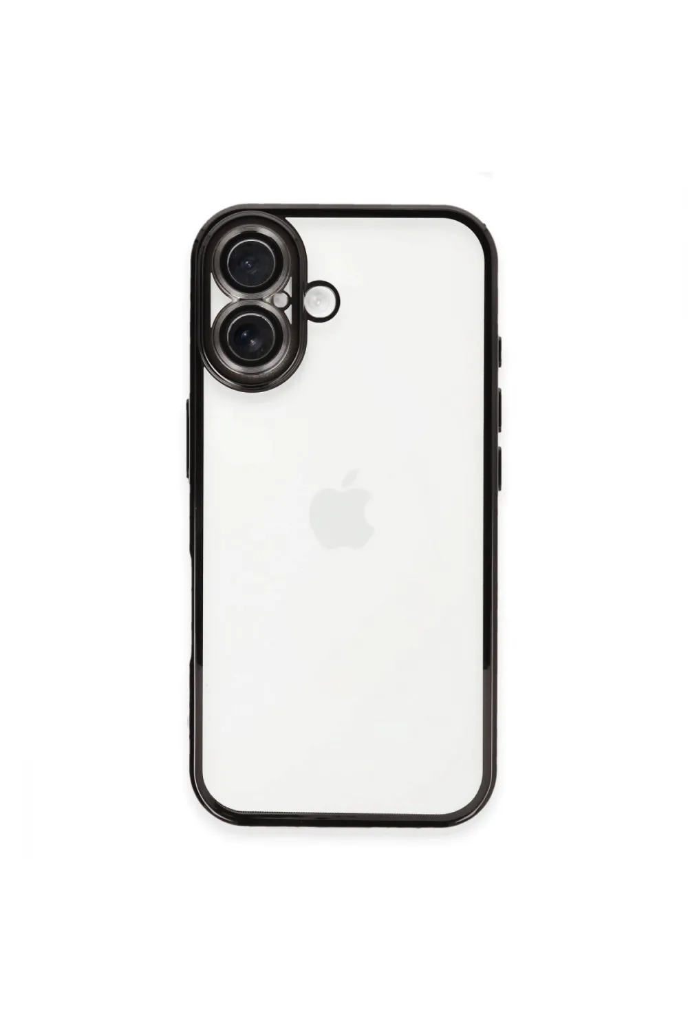 Apple İphone 16 Kılıf Razer Lensli Silikon - Siyah