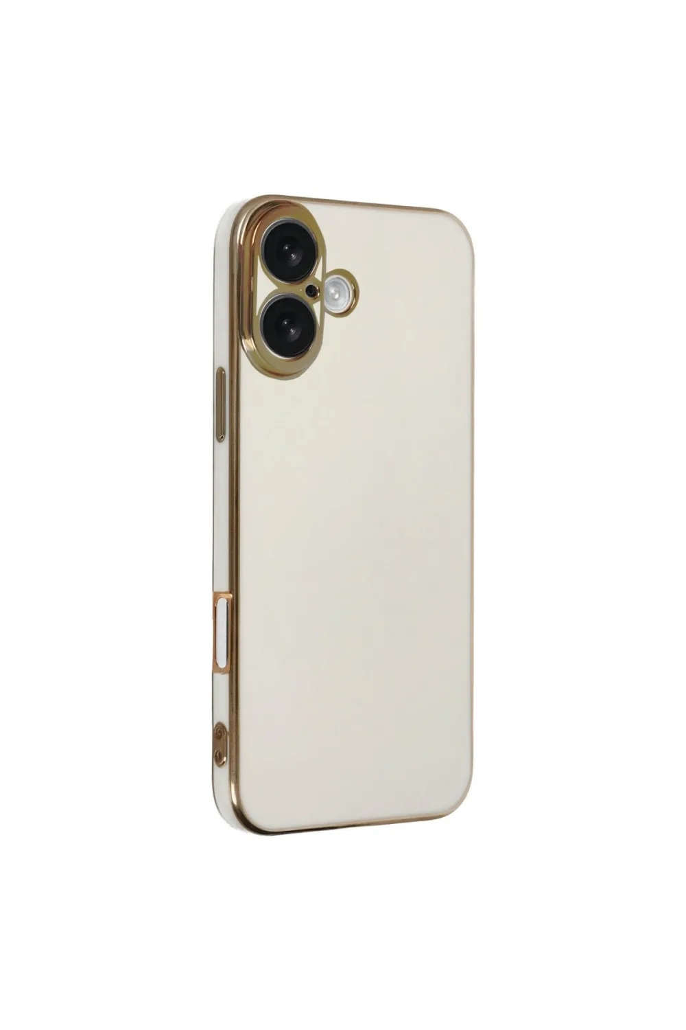 Apple İphone 16 Kılıf Volet Silikon - Beyaz