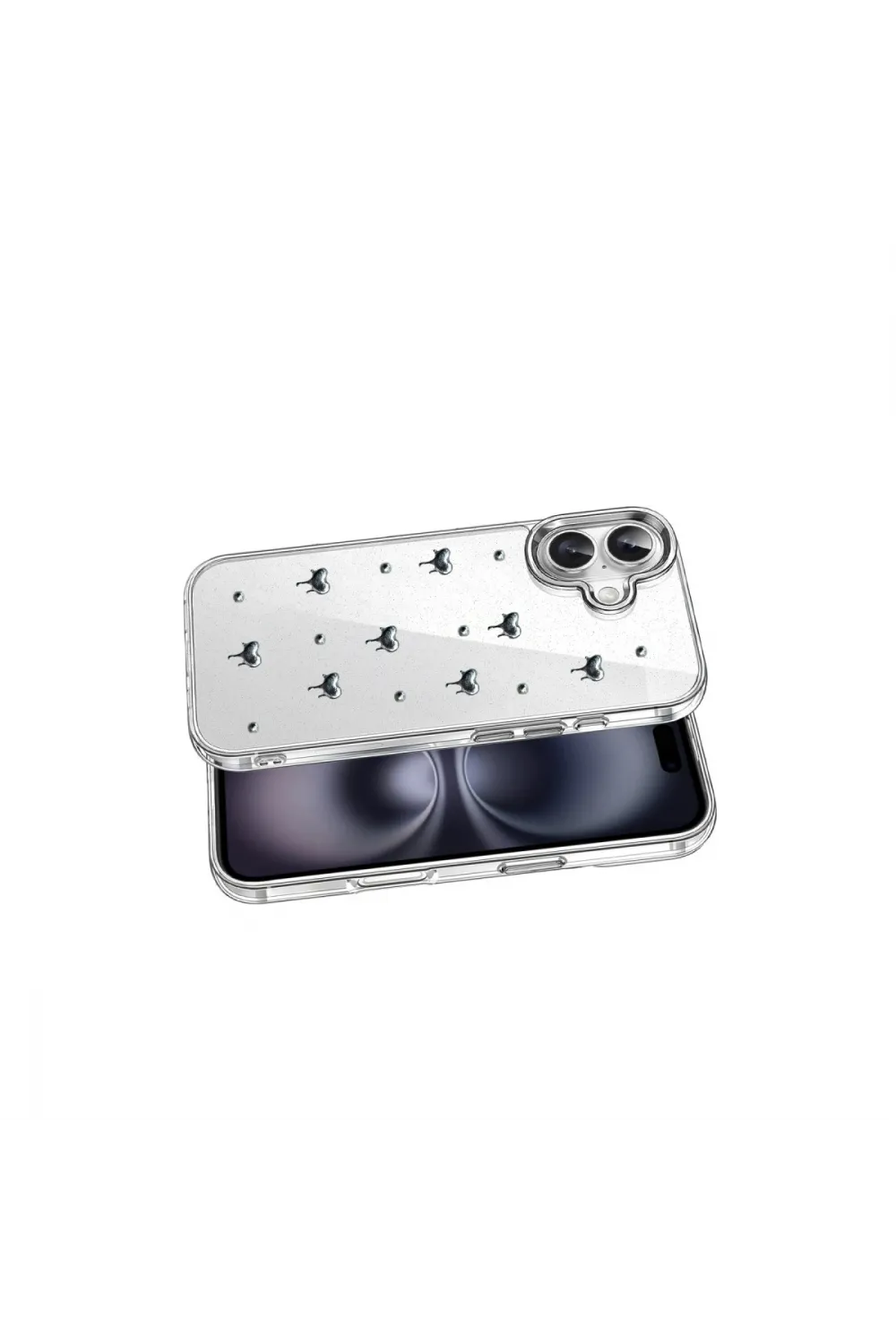 Apple İphone 16 Plus Fiyonk Desenli Kapak - Desen 1