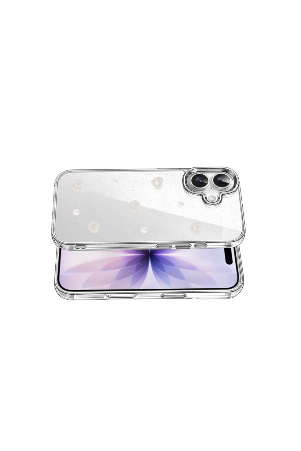Apple İphone 16 Plus Fiyonk Desenli Kapak - Desen 10