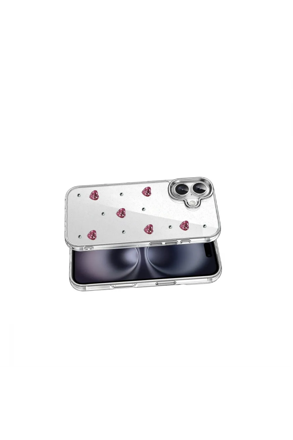 Apple İphone 16 Plus Fiyonk Desenli Kapak - Desen 3